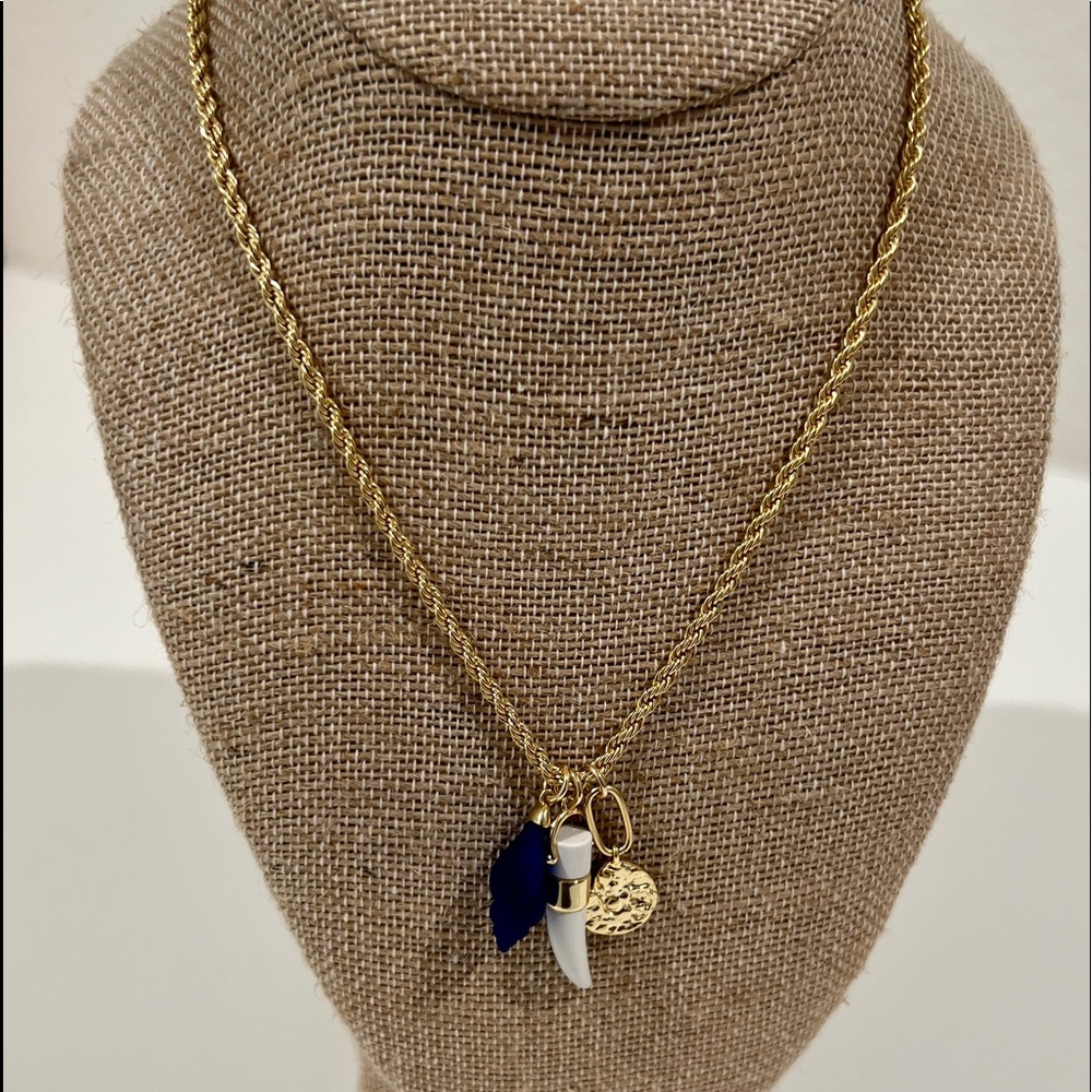 Beach Long Pull Tie Charm Necklace/STELLA&DOT